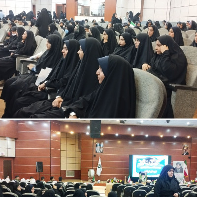 تجلیل از مقام والای شهدای زن ایرانشهر با حضور هنرجویان هنرستان دخترانه یاران محسنین بزمان